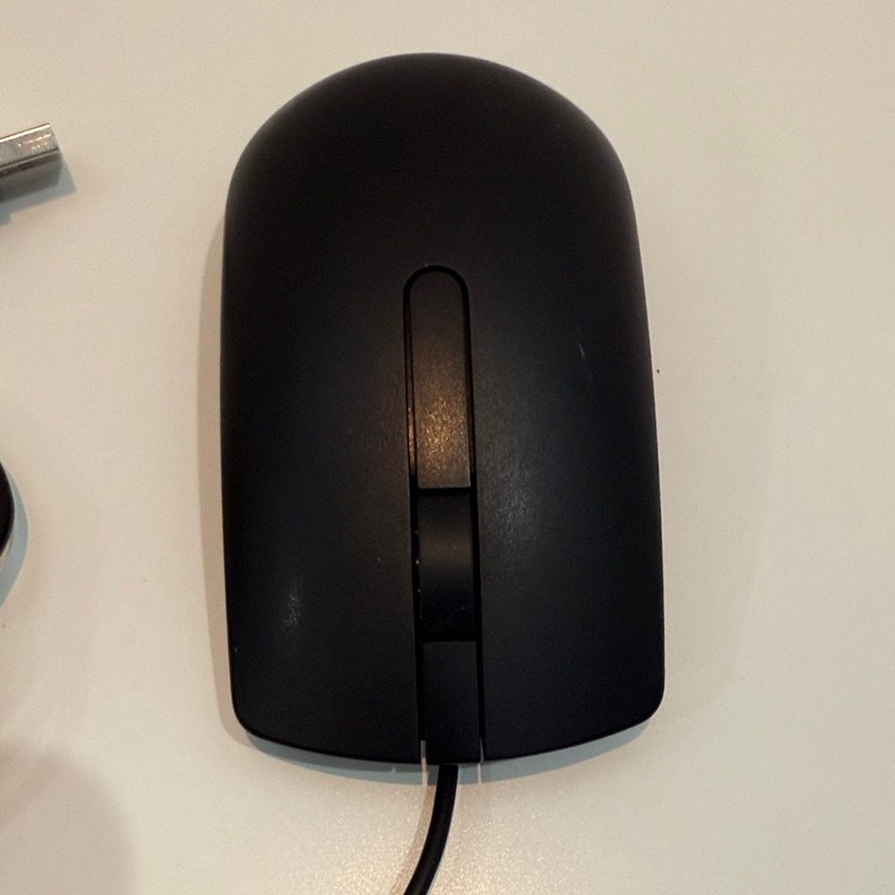 DELL Black Wired Optical Mouse